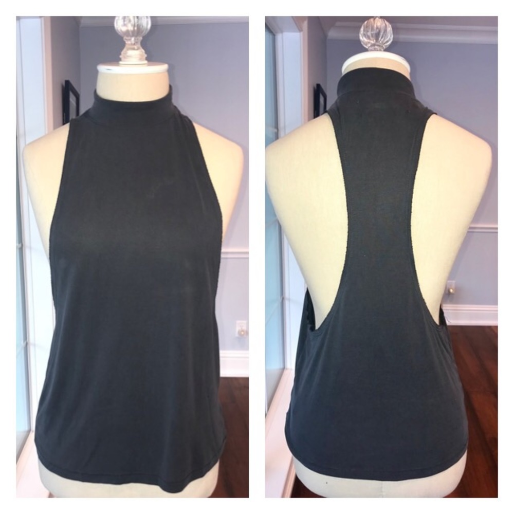 Silence + Noise Turtle Neck Muscle Tank